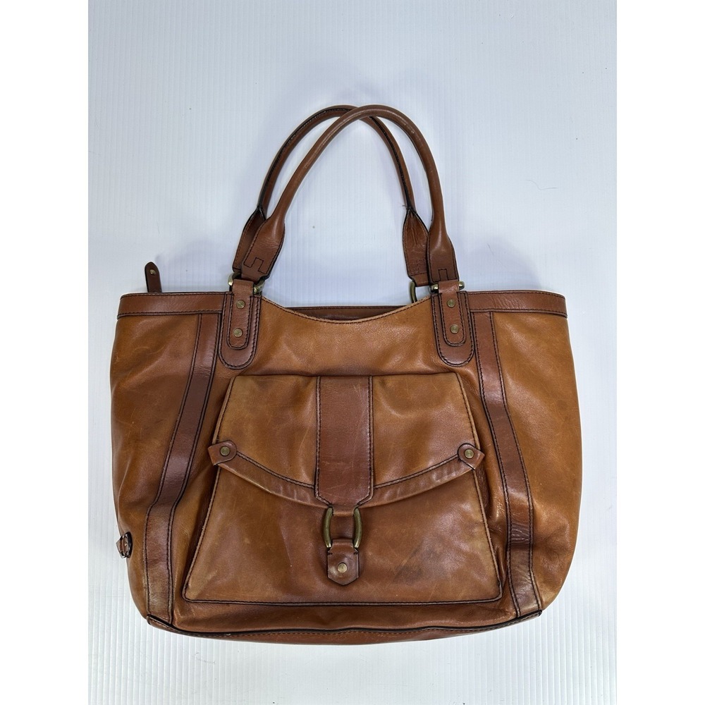 Cole Haan Paige H06 British Tan or Brown Leather Satchel